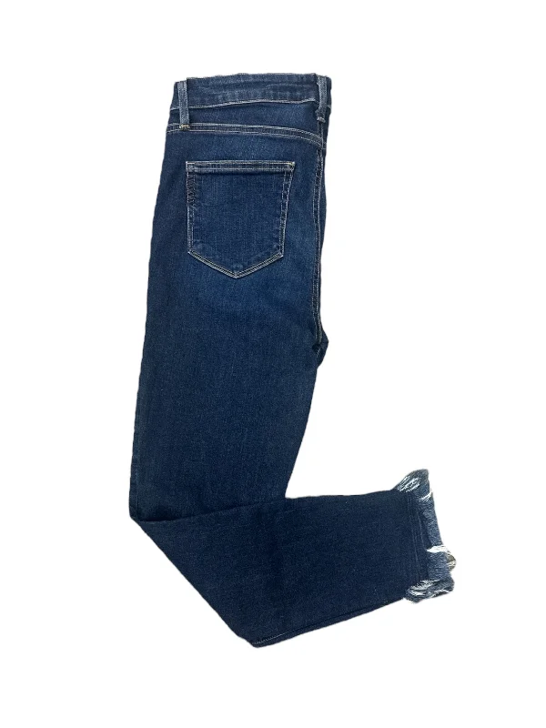 Jeans Straight By Paige In Blue Denim, Size: 8