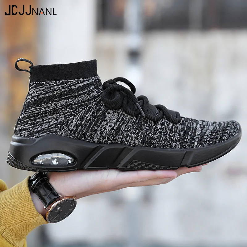 2019 Spring Breathable Mesh Sport Outdoor for adult men Running Shoes male Socks Sneakers trainers athletic Summer