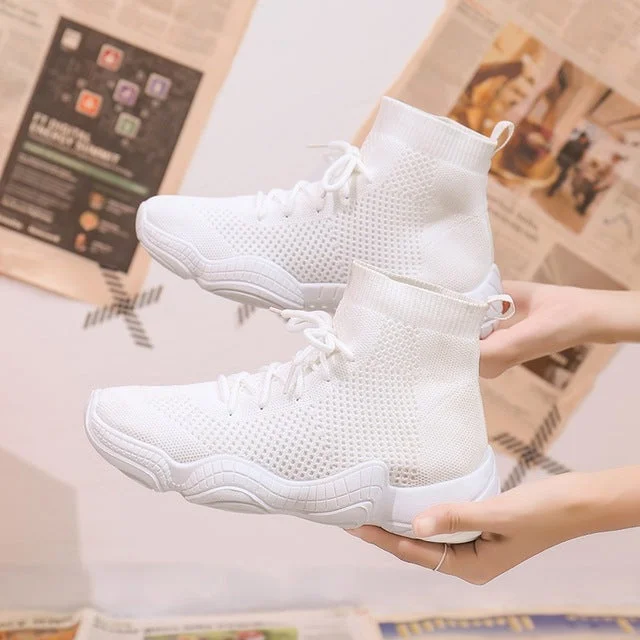 White high-top