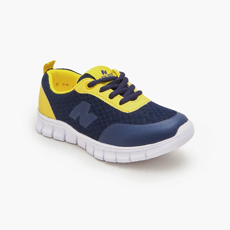 Boys Lace-up Athletic Shoes