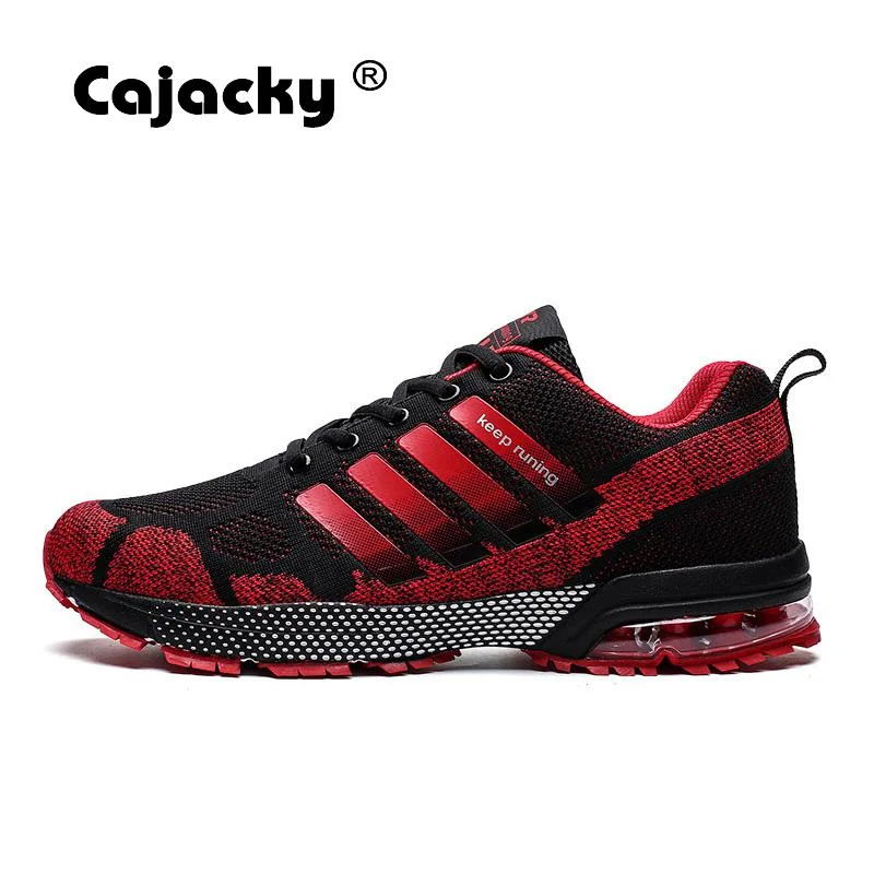 Cajacky Men Sneakers Running Plus Size 36-47 Unisex Air Mesh Jogging Shoes Outdoor Trainers Shoes Lightweight Zapatillas Hombre