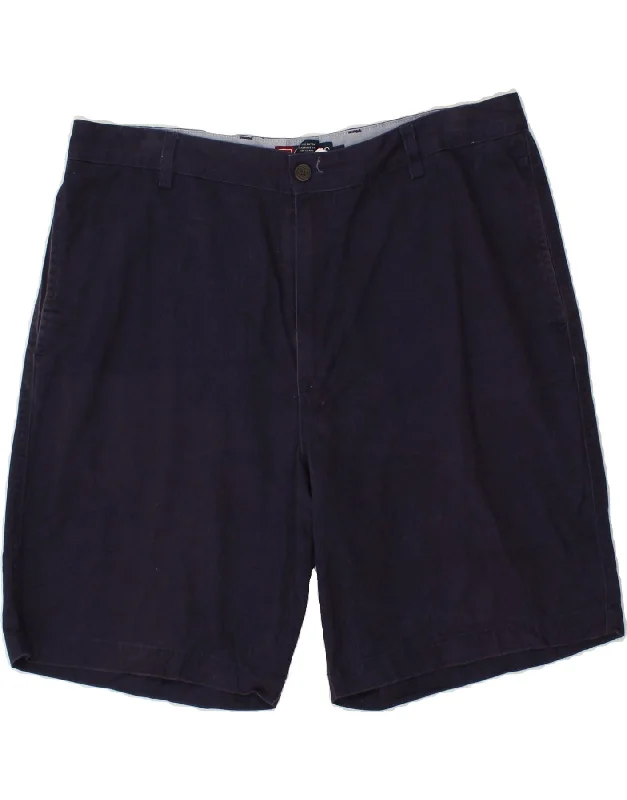 CHAPS Mens Chino Shorts W36 Large Navy Blue Cotton