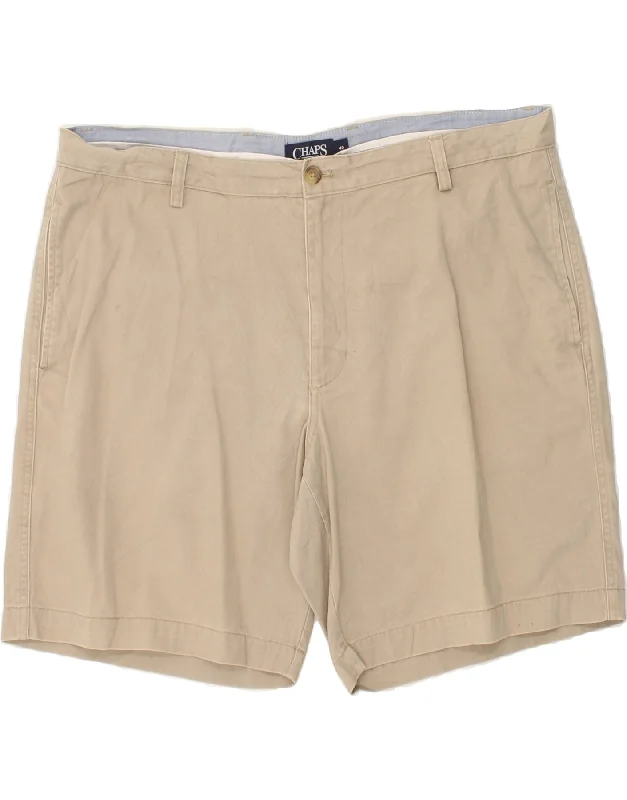 CHAPS Mens Chino Shorts W40 XL  Beige Cotton