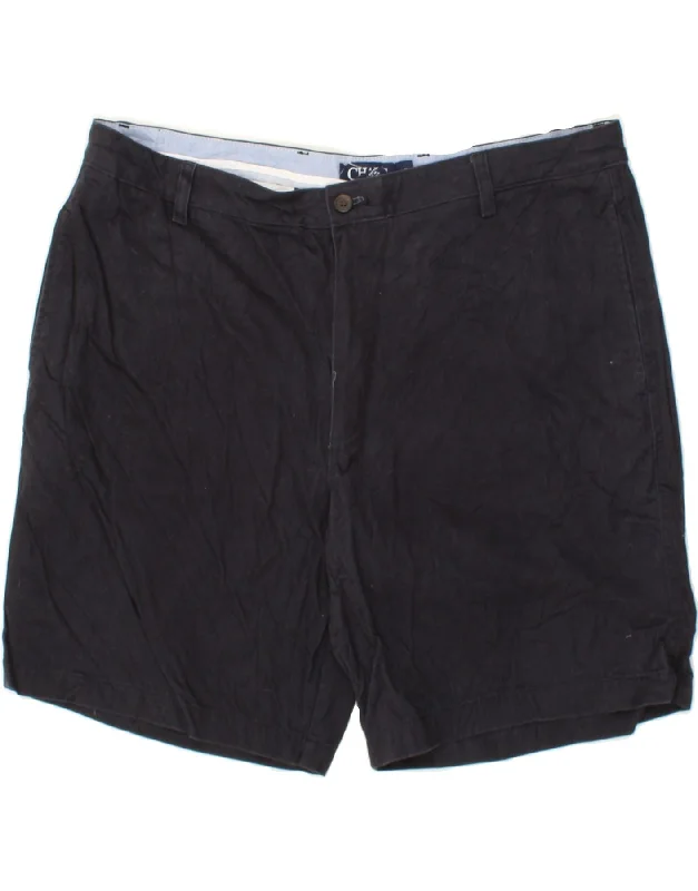 CHAPS Mens Chino Shorts W40 XL Navy Blue Cotton