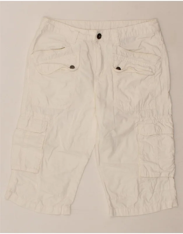 CLOCK HOUSE Mens Cargo Shorts W30 Medium White