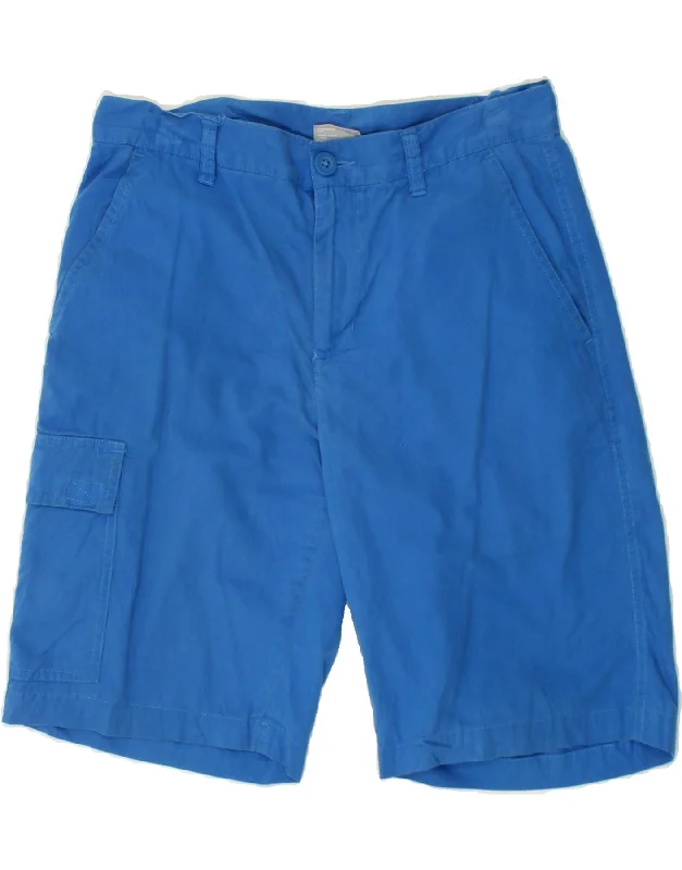 COLUMBIA Mens Cargo Shorts W30 Medium  Blue Cotton