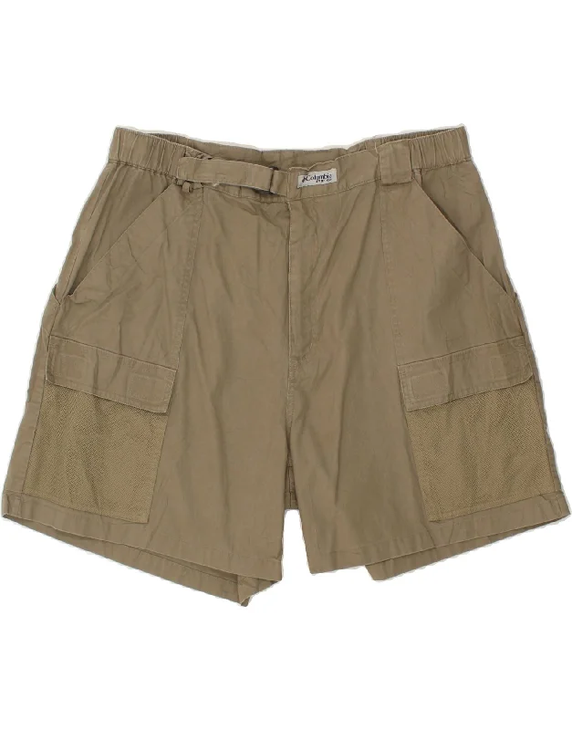 COLUMBIA Mens Cargo Shorts XL  W38 Khaki Cotton