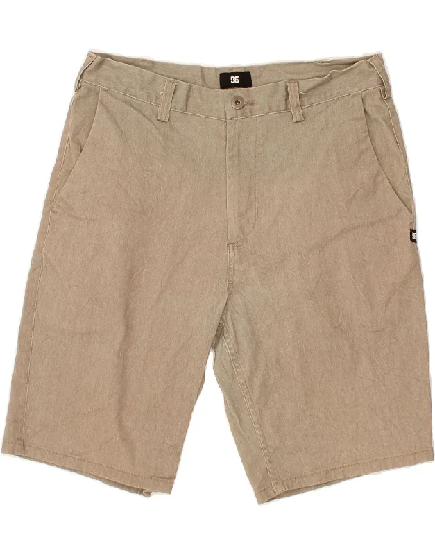 DC Mens Chino Shorts W31 Medium Beige Cotton