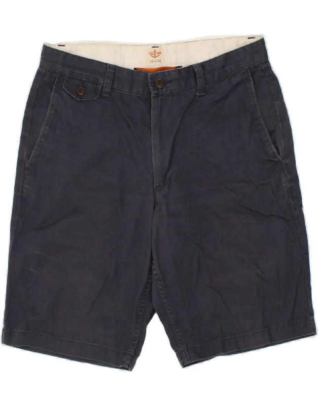 DOCKERS Mens Chino Shorts W32 Medium  Navy Blue Cotton