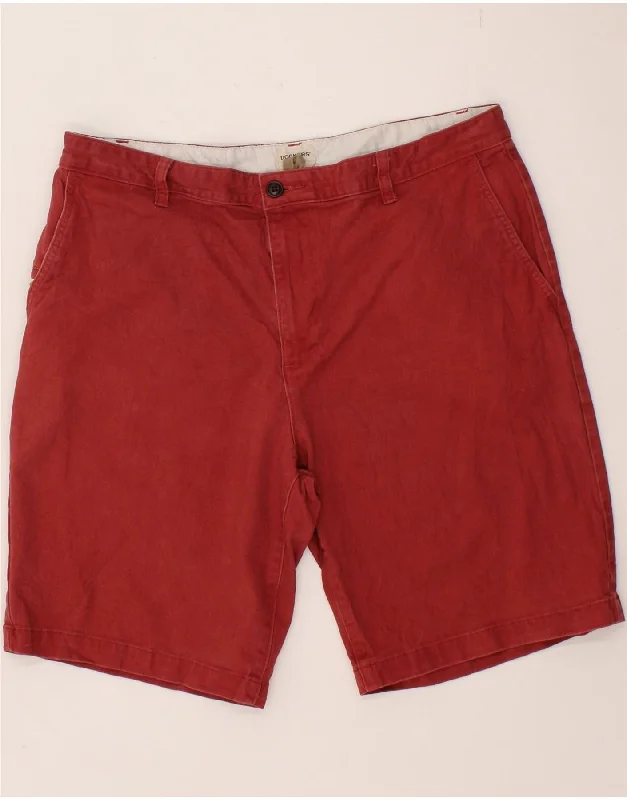 DOCKERS Mens Chino Shorts W36 Large Red Cotton