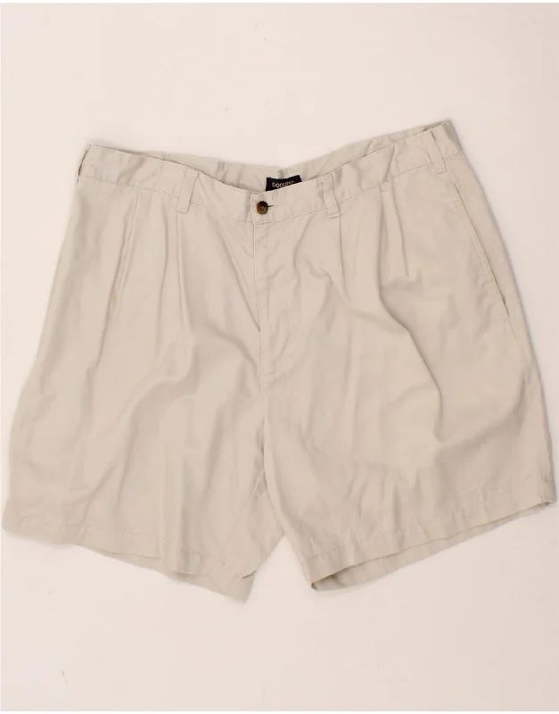 DOCKERS Mens Chino Shorts W38 XL Beige Cotton