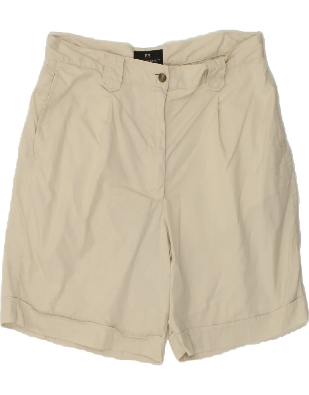 ELEGANT PROJECT Mens Pegged Casual Shorts IT 48 Medium W30 Beige