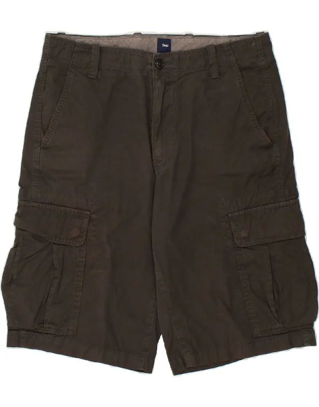 GAP Mens Cargo Shorts W33 Medium  Grey Cotton