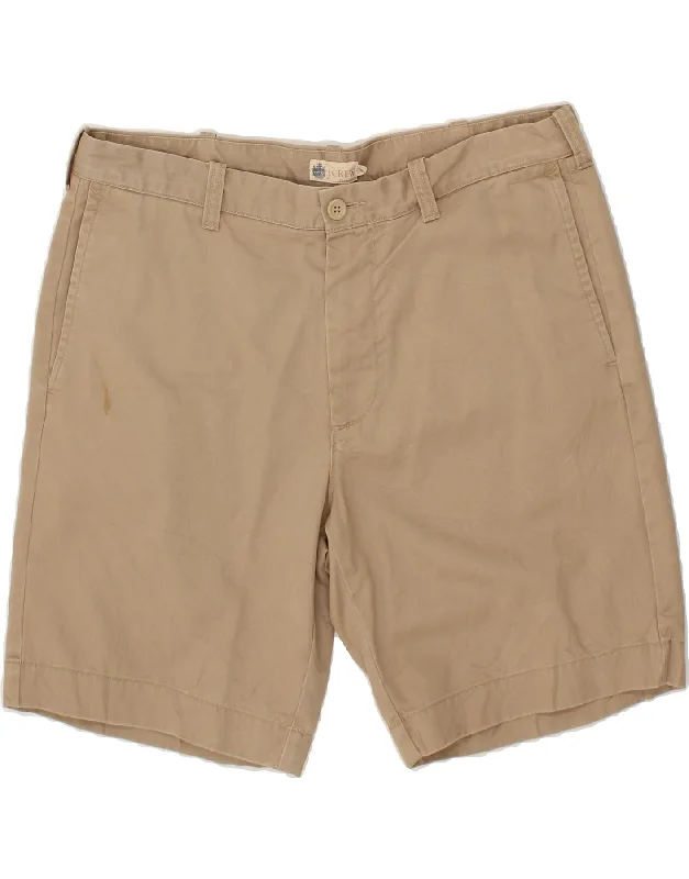 J. CREW Mens Chino Shorts W36 Large Beige Cotton