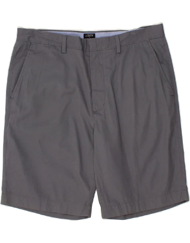 J. CREW Mens Gramercy Chino Shorts W36 Large Grey Cotton