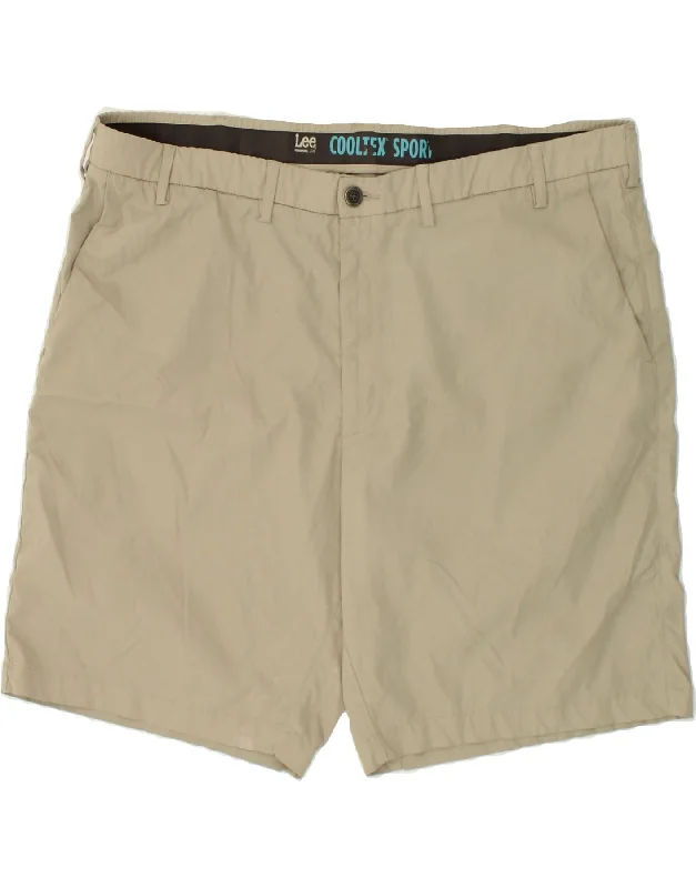 LEE Mens Chino Shorts W44 2XL  Beige