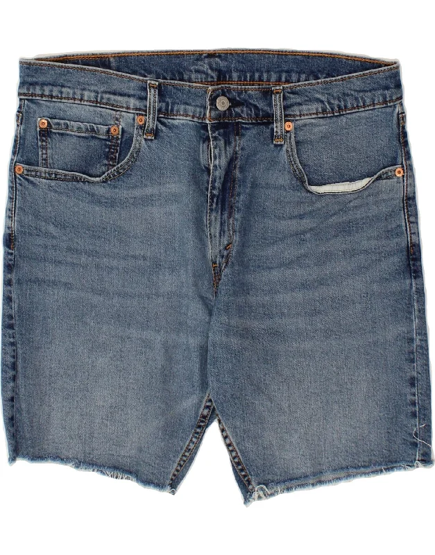 LEVI'S Mens 412 Denim Shorts W36 Large Blue Cotton