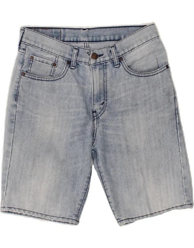 LEVI'S Mens 505 Denim Shorts W29 Small Blue Cotton