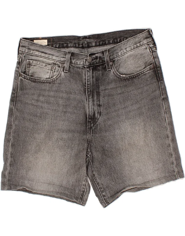 LEVI'S Mens Denim Shorts W32 Medium Grey