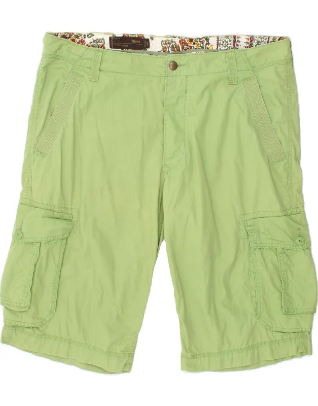 MARLBORO CLASSICS Mens Cargo Shorts W40 XL  Green Cotton