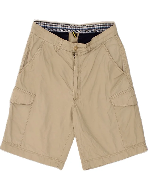 NAUTICA Mens Cargo Shorts W30 Medium Beige Cotton