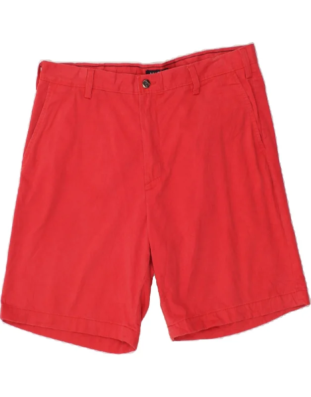 NAUTICA Mens Chino Shorts W36  Large Red Cotton