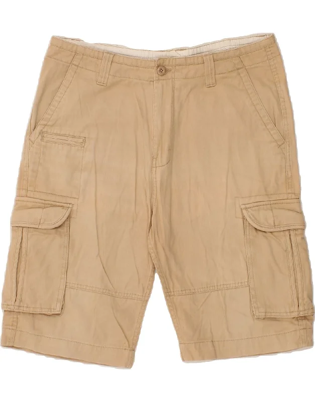 SNEAKER FREAK  Mens Cargo Shorts XL W38 Beige Cotton