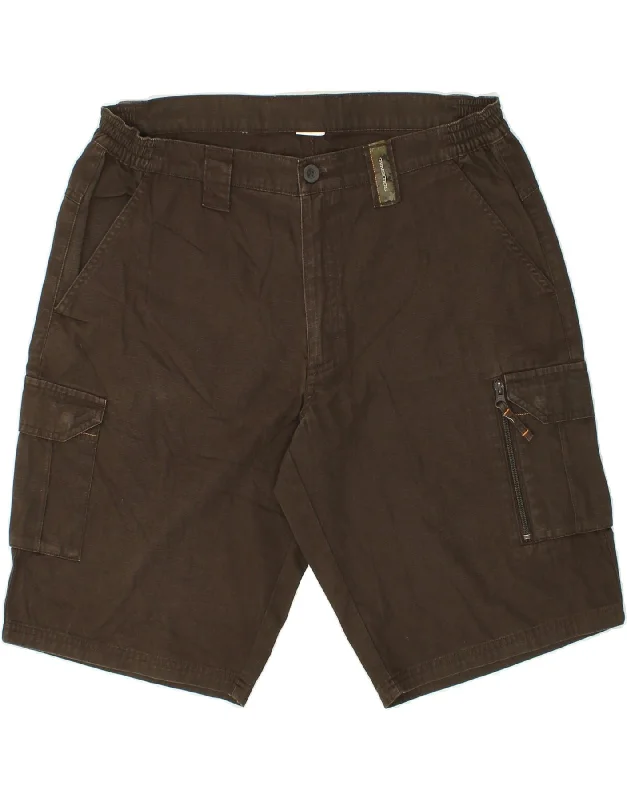 SOLOGNAC Mens Cargo Shorts W34 Large Brown