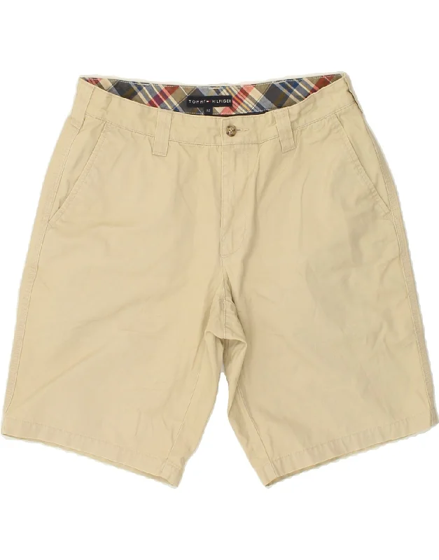 TOMMY HILFIGER Mens Chino Shorts W32 Medium Beige Cotton