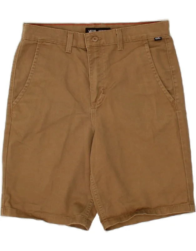 VANS Mens Chino Shorts Medium W30 Brown Cotton