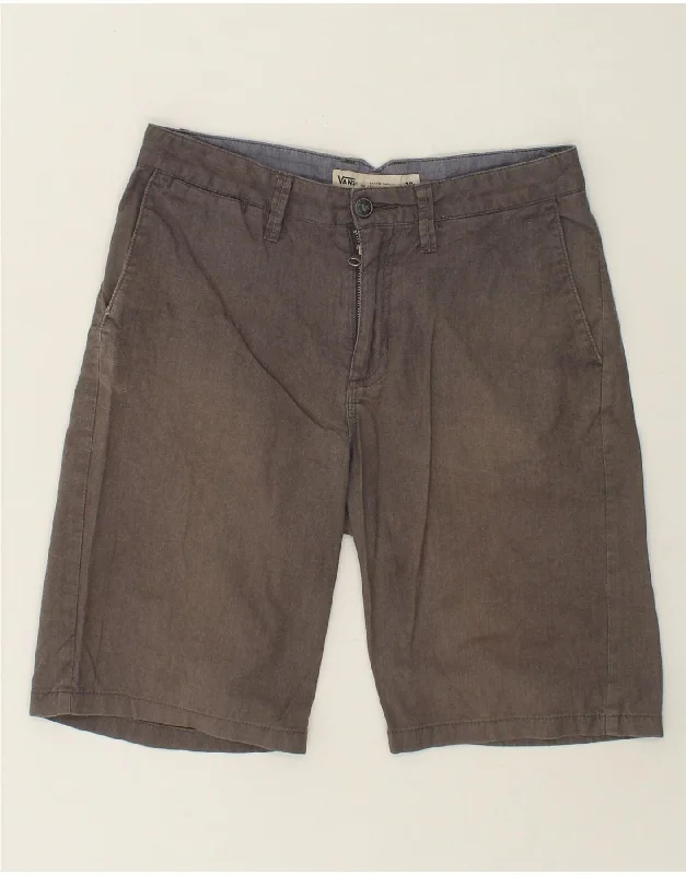 VANS Mens Chino Shorts W29 Small Grey Cotton