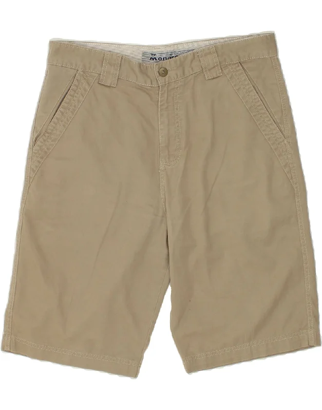 VINTAGE Mens Chino Shorts W34 Large  Beige Cotton