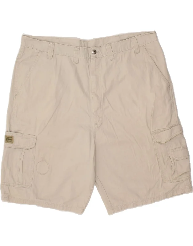 WRANGLER Mens Cargo Shorts W44 2XL White Cotton