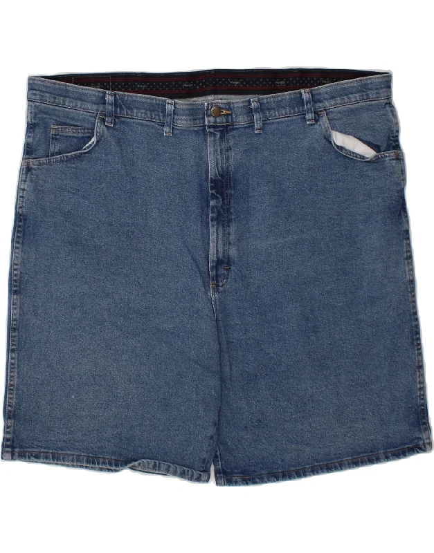 WRANGLER Mens Denim Shorts W48 4XL Blue Cotton